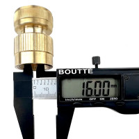 Коннектор для шланга быстросъёмный с резьбой BOUTTE 3/4 дюйма