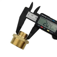 Муфта переходная 1 x 1/2 дюйма BOUTTE наружная-наружная резьба