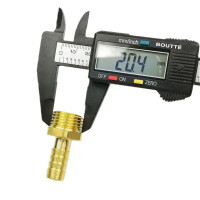 Штуцер для шланга BOUTTE 12 мм. - 12 мм. наружная резьба