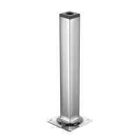 Опора квадратная высота 150 мм сталь цвет хром