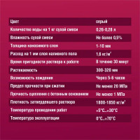 Наливной пол Боларс CB-1010 20 кг
