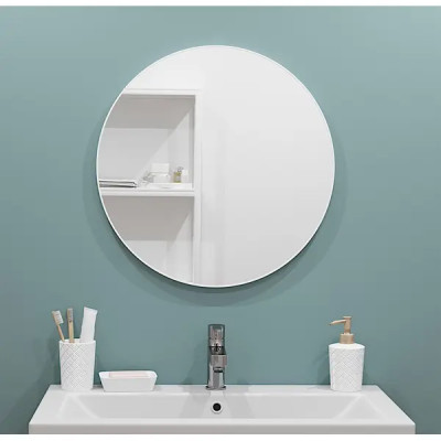 Зеркало для ванной Март Ferro 55 см цвет белый