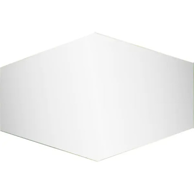 Зеркальная плитка Omega Glass NNLM70 сота 30x20 см глянцевая цвет серебро 6 шт.