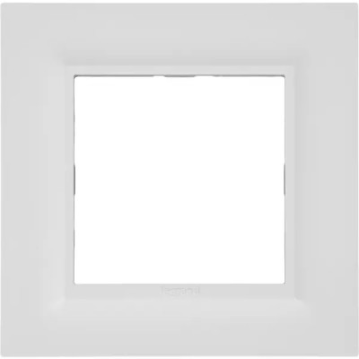Рамка для розеток и выключателей Legrand Structura 1 пост, цвет белый