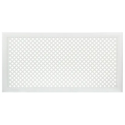 Экран для радиатора Готико 120x60 см цвет белый