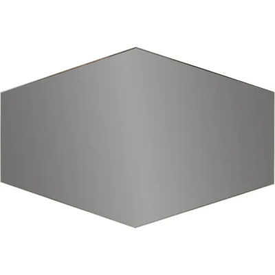 Зеркальная плитка Omega Glass NNLM73 сота 30x20 см глянцевая цвет графит 1 шт.