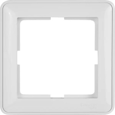 Рамка для розеток и выключателей Systeme Electric W59 1 пост, цвет белый