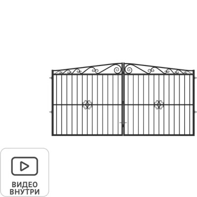 Ворота Версаль 4.0х2.0 м с регулируемыми петлями