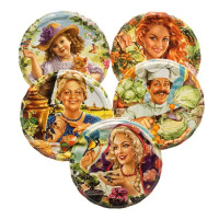 Крышка Москвичка «Твист- III-82» в сувенирной коробке, 10 шт. упаковка