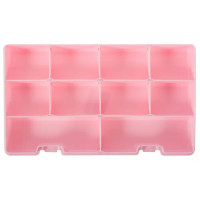 Органайзер для хранения Фолди 31x19x3.6 см пластик цвет розовый