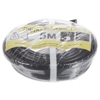 Кабель Партнер-Электро ВВГпнг(A) 3x1.5 мм 5 м ГОСТ цвет черный