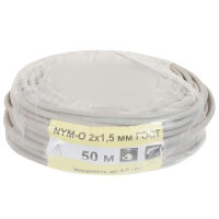 Кабель Ореол NYM 2x1.5 мм 50 м ГОСТ цвет серый