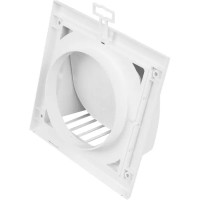 Решётка вентиляционная Equation Awenta D125 105x190 мм ABS-пластик цвет белый