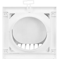 Решётка вентиляционная Equation Awenta D125 105x190 мм ABS-пластик цвет белый