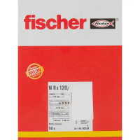 Дюбель-гвоздь потайной Fischer 8х120 мм, нейлон, 50 шт.