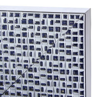 Зеркало декоративное Мозаика прямоугольное 50x70 см цвет белый