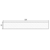 Добор сращенный 2100x120x12 мм массив дерева сорт АВ
