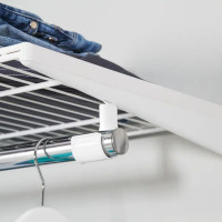 Держатель для штанги НСХ 3.6x7.5x4.5 см сталь цвет белый 2 шт