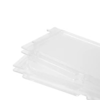 Разделитель полки-корзины проволочный НСХ 9.6x1x37.7 см пластик цвет прозрачный 2 шт