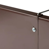 Грядка оцинкованная 2x0.7x0.16 м коричневый