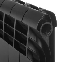 Радиатор Royal Thermo Biliner 500/87 биметалл 6 секций боковое подключение цвет черный