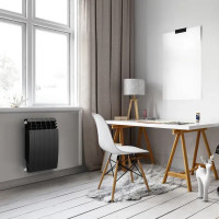 Радиатор Royal Thermo Biliner 500/87 биметалл 6 секций боковое подключение цвет черный