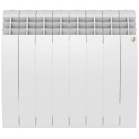 Радиатор секционный Royal Thermo Biliner 500/87 8 секций боковое подключение биметалл белый