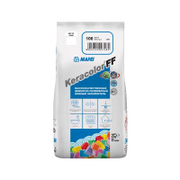 Затирка цементная Mapei Keracolor FF 100 цвет белый 2 кг