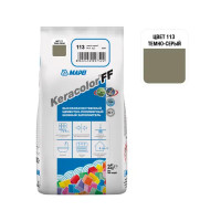 Затирка цементная Mapei Keracolor FF 113 цвет тёмно-серый 2 кг