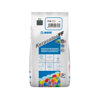 Затирка цементная Mapei Keracolor FF 114 цвет антрацит 2 кг