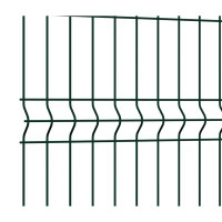3D панель Profi для забора 1.53х2.5 м оцинкованная сталь зеленый