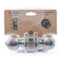 Ручка-защёлка Avers 6082-01-AC, с ключом и фиксатором, сталь, цвет старая медь
