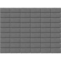 Плитка тротуарная Braer прямоугольник 200x100 мм цвет серый толщина 40 мм