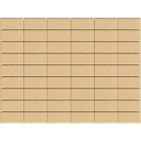 Плитка тротуарная Braer прямоугольник 200x100 мм цвет Песочный толщина 60 мм