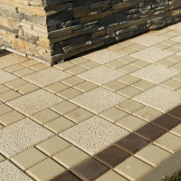 Плитка тротуарная двухслойная Braer Лувр 100x100x60 мм цвет песочный