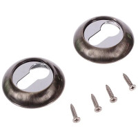 Накладка на цилиндр Palladium R AB/CP ET, ЦАМ, цвет античная бронза/хром