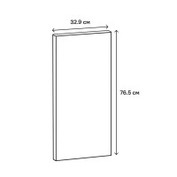 Фасад для кухонного шкафа Оксфорд 32.9x76.5 см Delinia ID МДФ цвет бежевый