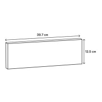 Фасад для кухонного ящика Инта 39.7x12.5 см Delinia ID МДФ цвет зеленый