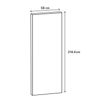 Фальшпанель для кухонного шкафа Ньюпорт 58x214.4 см Delinia ID МДФ цвет бежевый