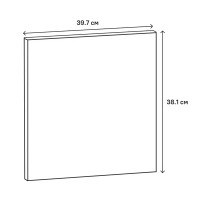 Фасад для кухонного ящика Инта 39.7x38.1 см Delinia ID МДФ цвет зеленый