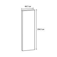 Фасад для кухонного шкафа Инта 44.7x214.1 см Delinia ID МДФ цвет зеленый