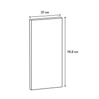 Фальшпанель для кухонного шкафа Аша 37x76.8 см Delinia ID ЛДСП цвет белый