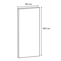 Фасад для кухонного шкафа Инта 39.7x102.1 см Delinia ID МДФ цвет зеленый