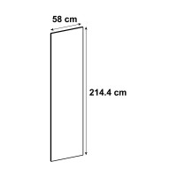 Фальшпанель для шкафа Delinia ID Петергоф 58x214.4 см МДФ цвет бежевый