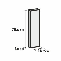 Фасад для кухонного шкафа Петергоф 14.7x76.5 см Delinia ID МДФ цвет бежевый