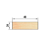Брусок строганый 24x48x3000 мм лиственница