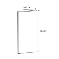 Фасад для кухонного шкафа Реш 33.1x76.5 см Delinia ID МДФ цвет белый