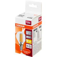 Лампа светодиодная Osram E14 220 В 5 Вт шар 660 лм тёплый белый свет