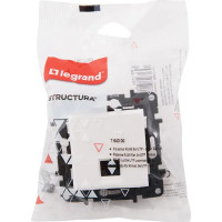 Розетка компьютерная встраиваемая Legrand Structura RJ45 UTP cat 5 цвет белый