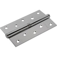 Петля съёмная левая S125413L-CP/BL, 125х75 мм, сталь, цвет хром